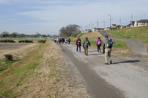 多摩川河川敷